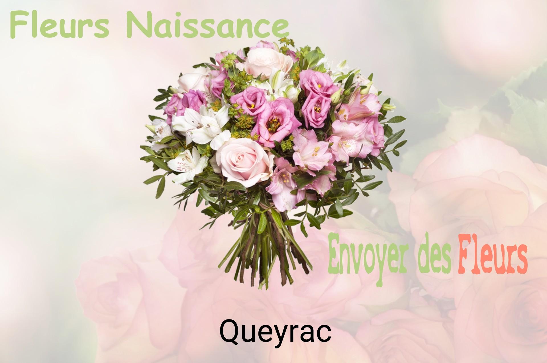 Bouquet de fleurs de naissance livré à Queyrac